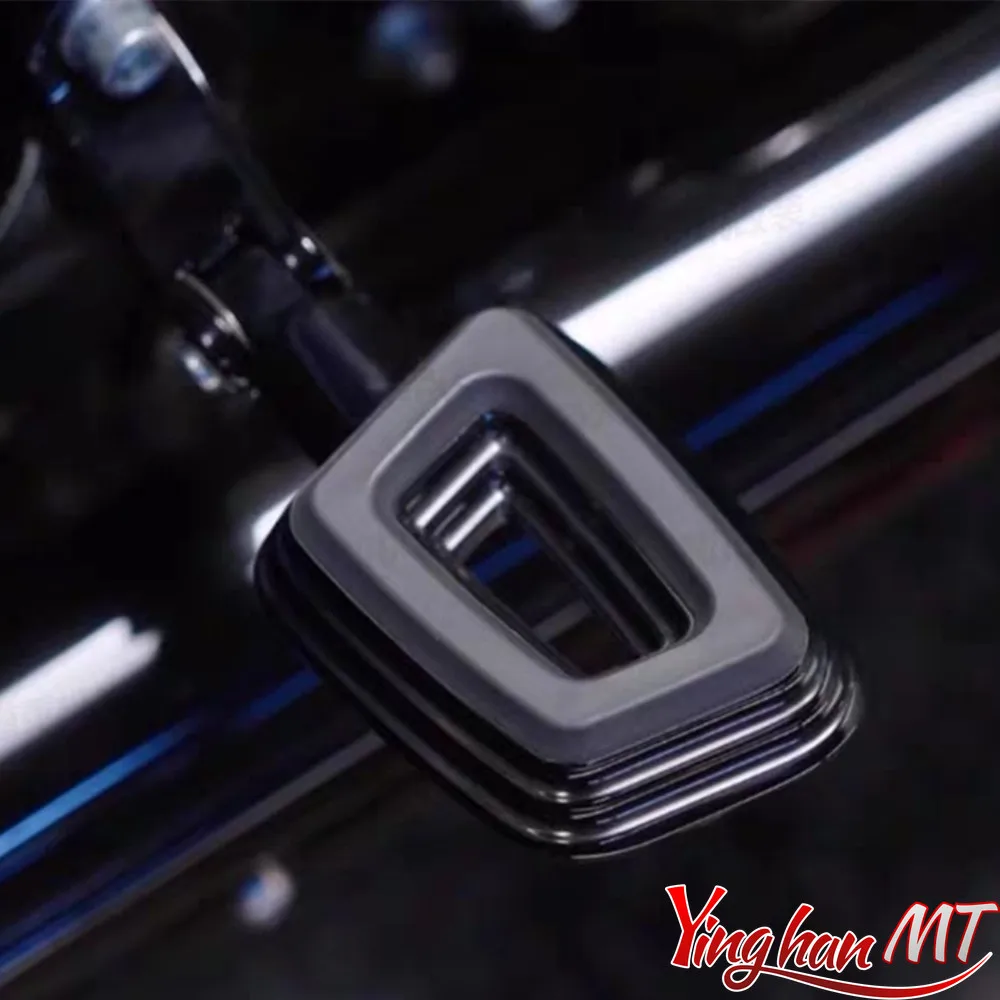 motorcycle Passenger Foot Pegs For Harley Softail Breakout Fat Bob Heritage Classic Low Rider ST Slim FLSL  Street Bob FLSB 00up