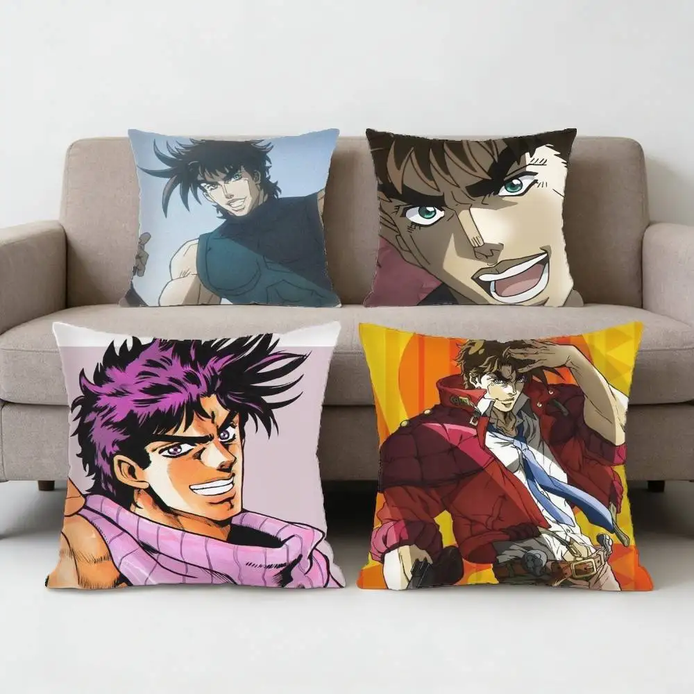 

Anime JoJo Joseph Joestar Pillow Case Sofa Living Room Bedroom Headboard Backrest Cushion Square Cushion Nap Time