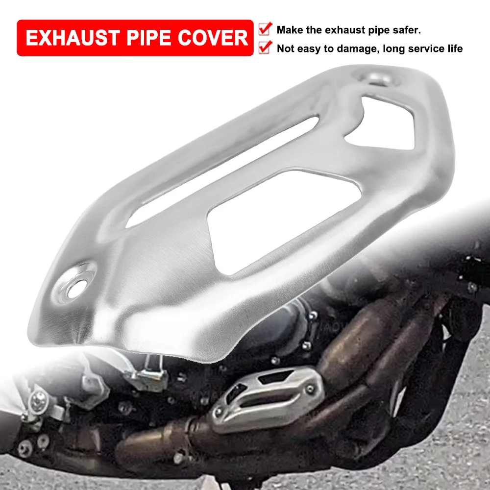 

Motorcycle Front Exhaust Pipe Protection Cover For Benelli TRK502 TRK502X TRK 502 Tail Section Cylinder Muffler Decoration Shell