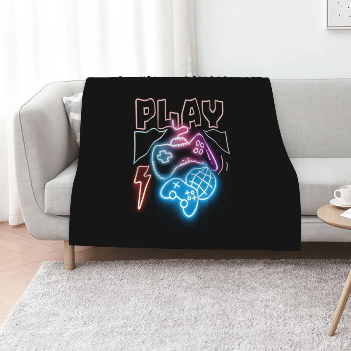 

Play Throw Blanket Soft Bedroom Blanket for Night Sleeping