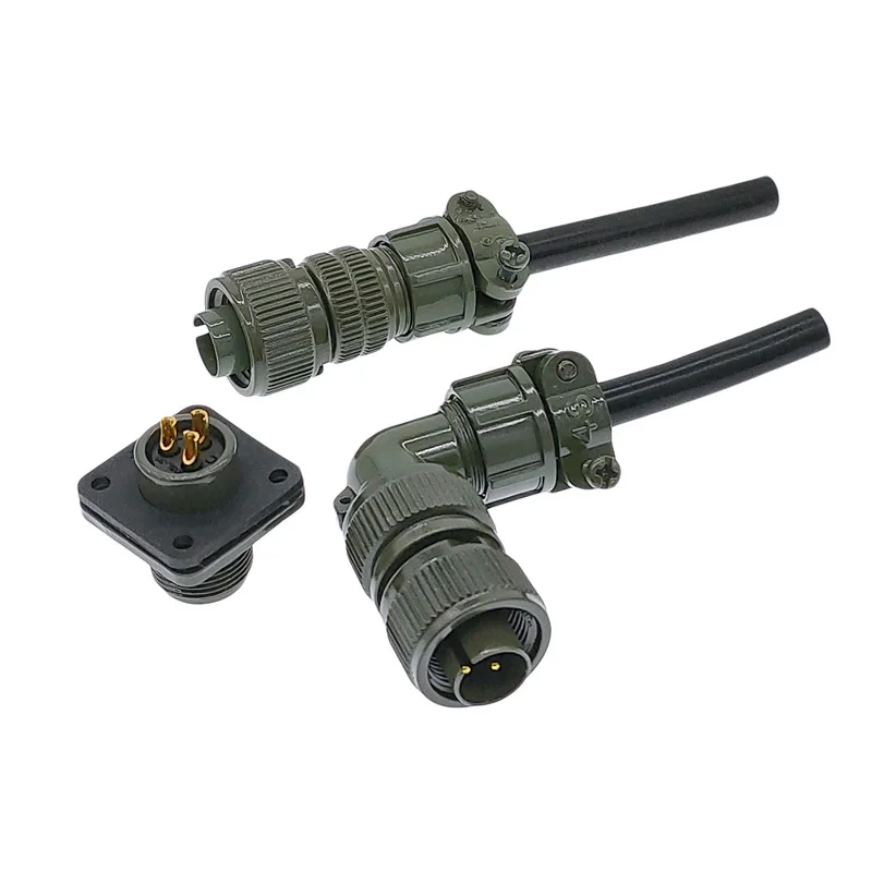 MS3106A 10SL-3 10SL-4 MIL-C 5015 Circular Connector MS3108 MIL STD Plug&Socket 3102A Military Specification Connectors