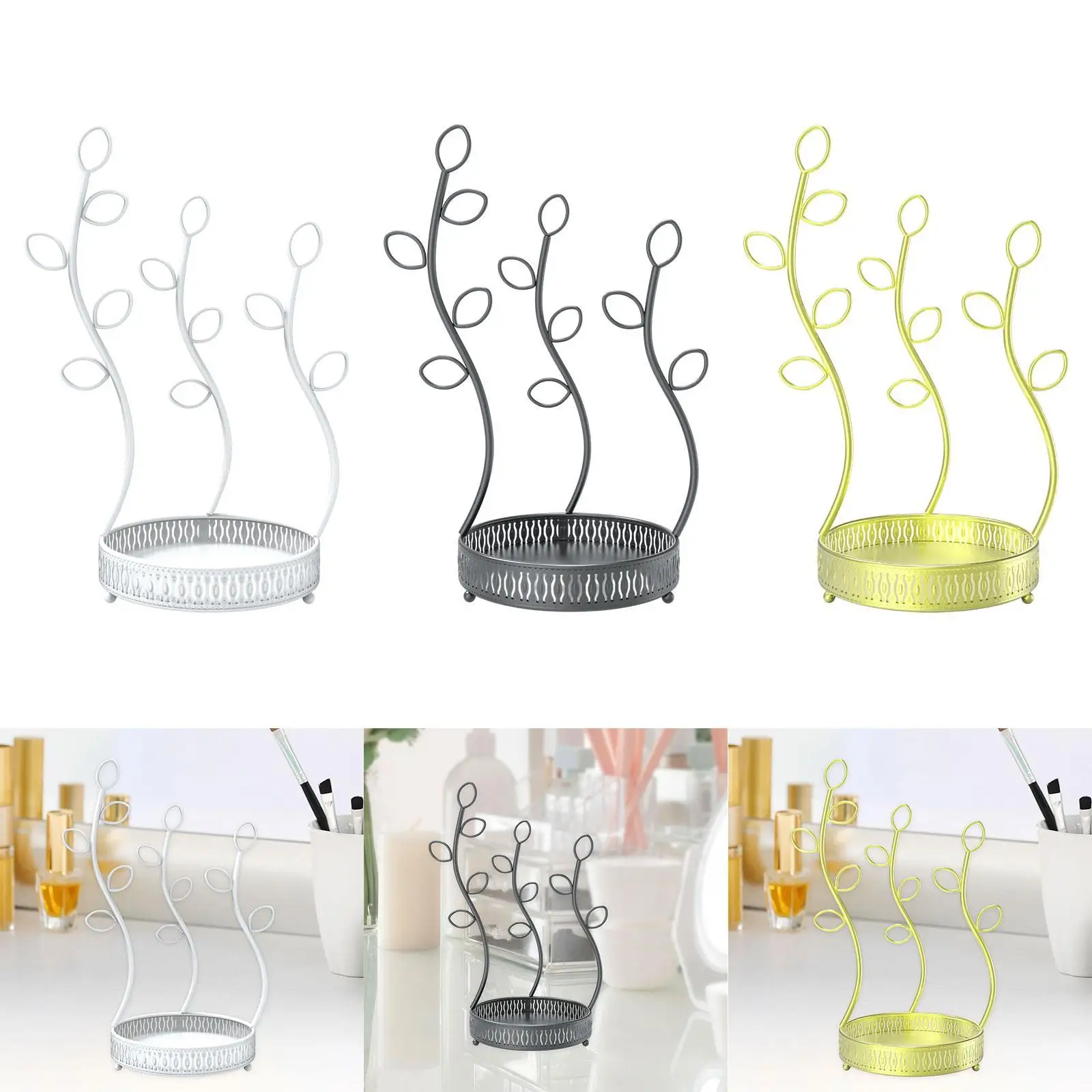 

Jewelry Display Stand Jewelry Storage Tree Stylish Tower Jewelry Storage Rack for Lipsticks Earrings Watches Bracelets Necklaces