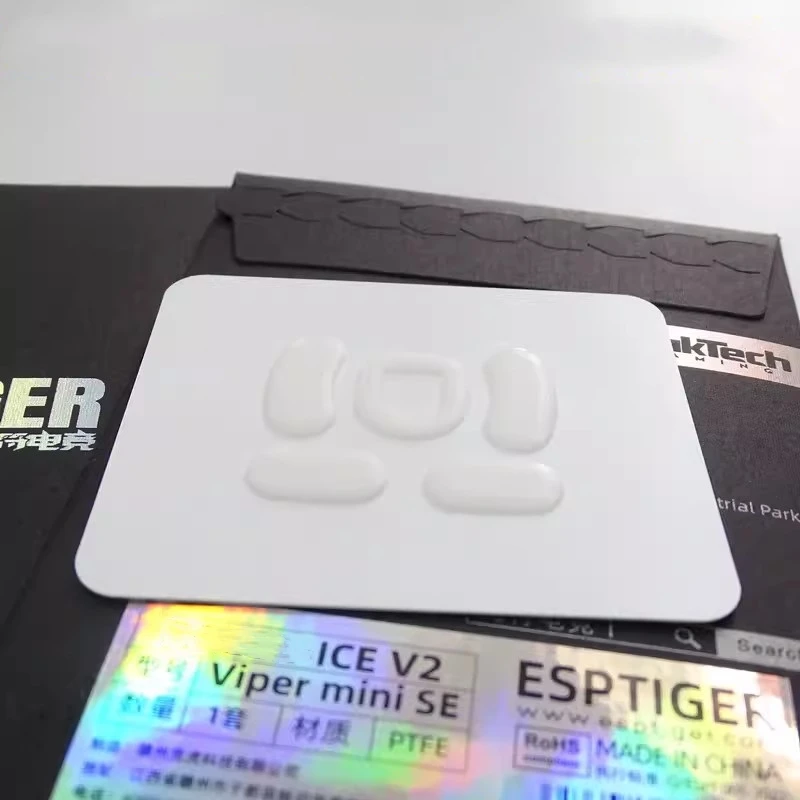 1 Pack Esptiger ICE Version Mouse Skates Feet For Razer Viper/Viper ultimate/Viper mini SE V2 V3 pro White PTFE Arc 1 2 Glides