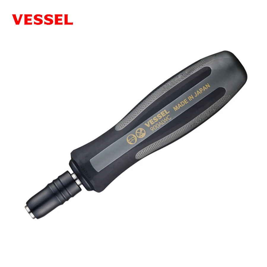 VESSEL Tool Bit Holding Screwdriver with Release Chuck for Bits with 1/4\