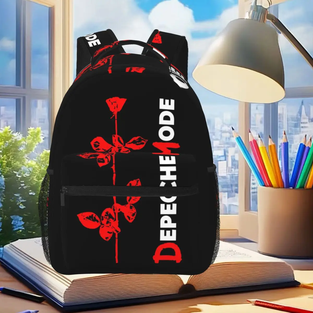 

Depeche Cool Mode Music Violator Backpack Student Boys Girls BookBag Kids School Bag Computer Shoulder Bags for Men Women