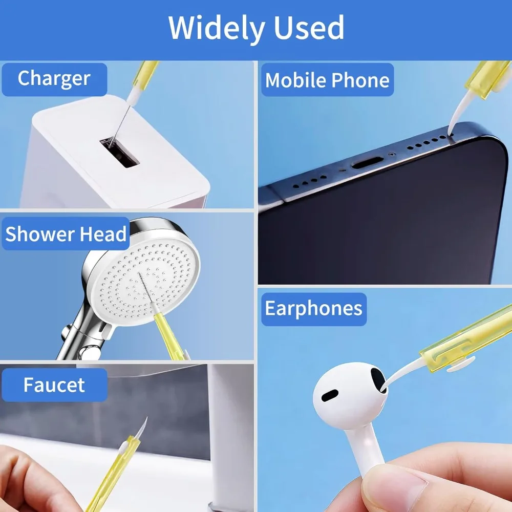 2in1 Retractable Cleaner Kit for Mobile Phone Speaker Charging Port Cleaning Set for iPhone 17 Samsung Earphones Clean Brush view 3