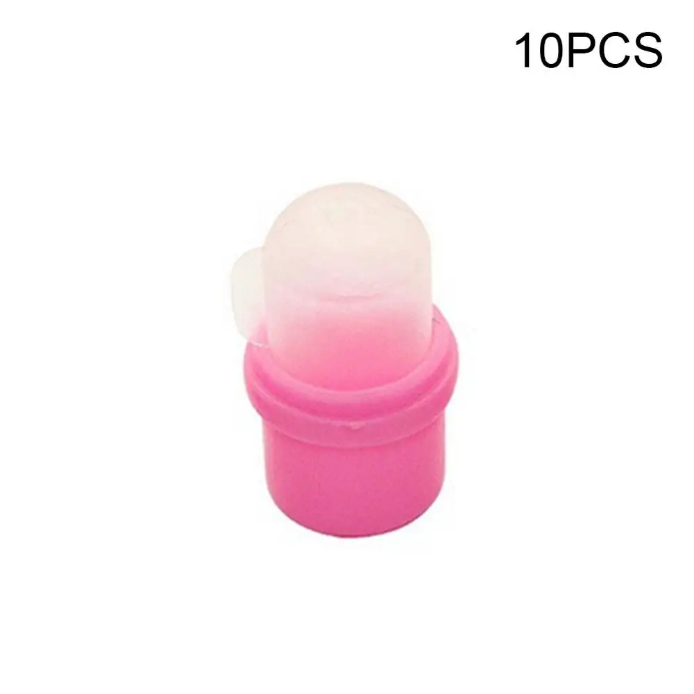 Polish Remover 10Pcs Wearable Nail Acrylic Soaker Kit Gel Removal Cap Tips