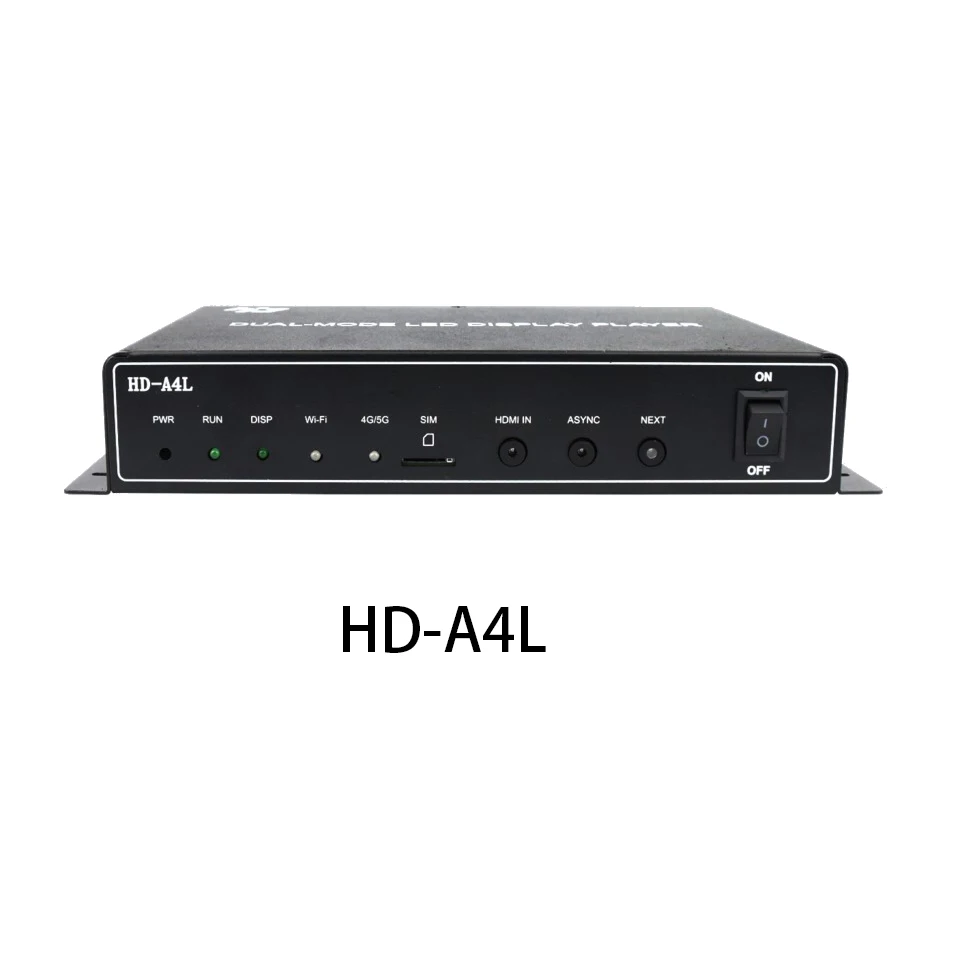 Huidu A4L مشغل وسائط متعددة HD-A4 نسخة مطورة WIFI RJ45 USB HDMI وظيفة إرسال صندوق التحكم