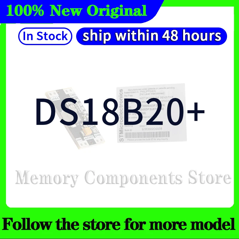DS18B20+ Original  In stock 48 hours ship