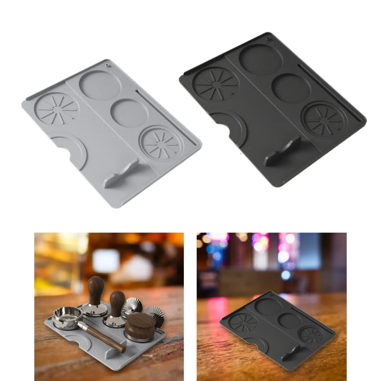 سجادة سدادة الاسبريسو، ملحقات القهوة، حامل ناعم من السيليكون، وسادة العبث