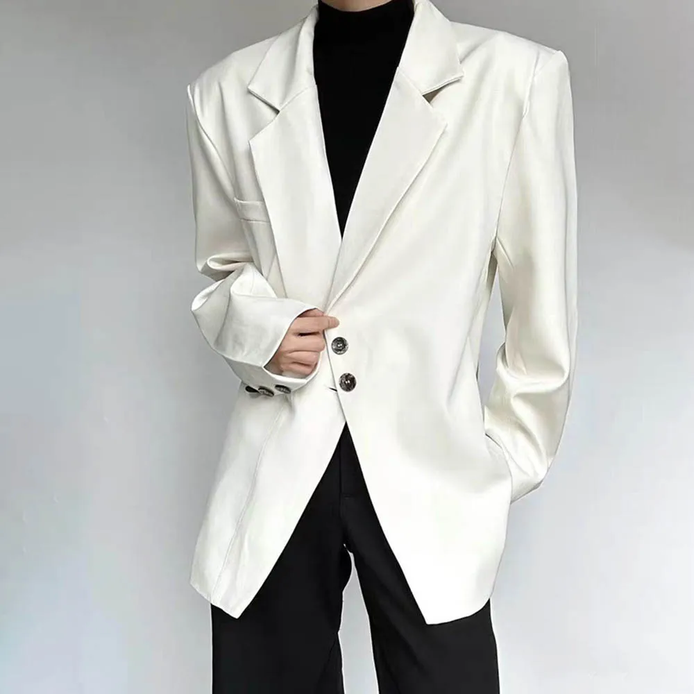 

Y2k Dark Casual Jacket Genderless Streetwear Fashion Youth Campus Stage Performance Temperament Suit Jacket Unisex 2025 New