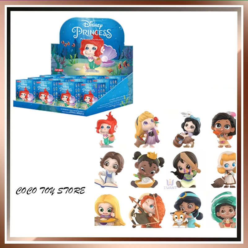 Pop/mart Mystery Box Disney Blind Box Princess Childhood Series Blind Box Lucky Box Kawaii Princess Anime Figures Girl Gifts