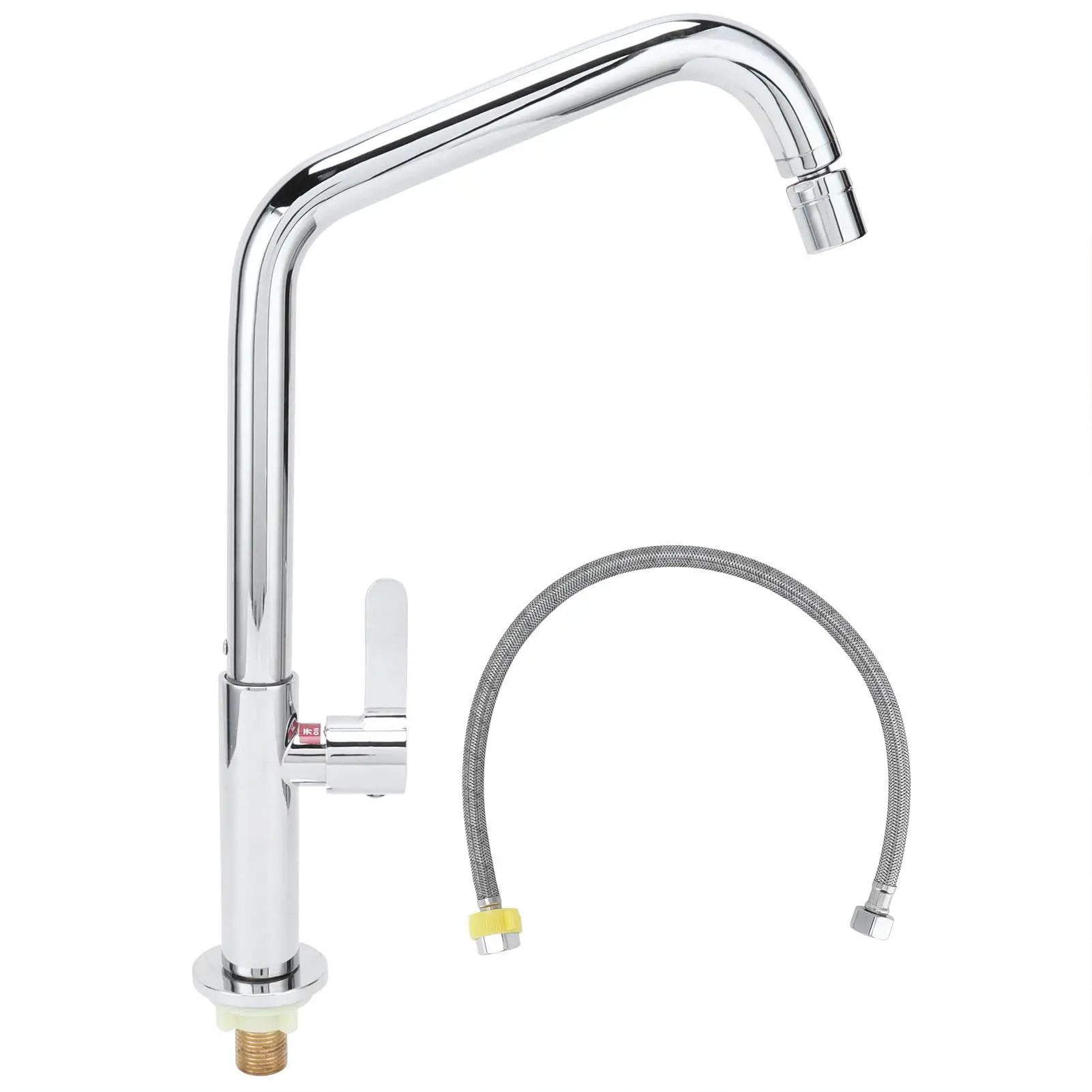 

Rotatable Single Cold Kitchen Basin Faucet Water Saving Tap for home and Restaurant Use