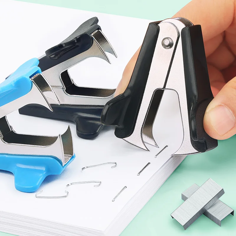 HUAJIE 1PCS Staple Remover – พลาสติกทนทาน, จับง่าย, การกําจัดเล็บอย่างมีประสิทธิภาพสําหรับสํานักงาน, โรงเรียน, บ้าน, การออกแบบที่ทันสมัย