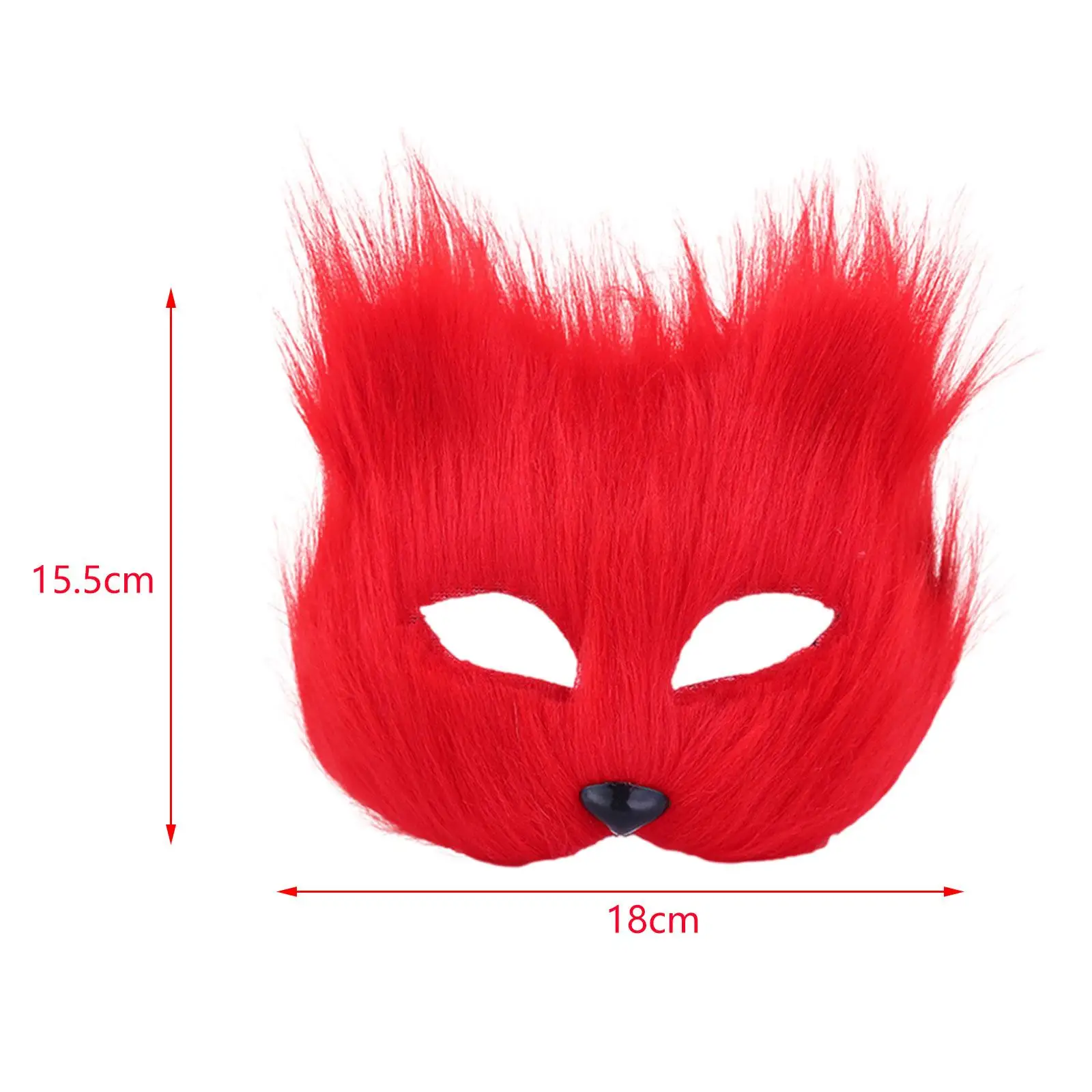 Halloween Gesichtsmaske Halbgesicht Tiermaske Cosplay Erwachsene Gesichtsbedeckung Karneval Maske für Karneval Nachtclub Urlaub Abschlussball