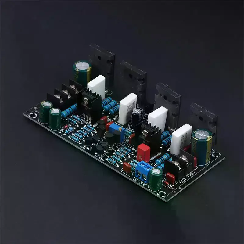 

1 шт. 200 Вт DC 20-90 В двухканальная мономодульная плата усилителя 1943+5200, схема push-pull, аудиоусилитель мощности