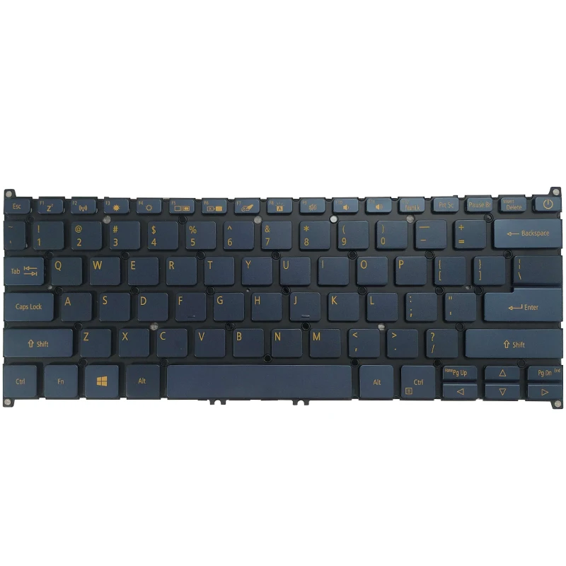 US laptop keyboard For Acer Swift 5 SF514-52 SF514-52T-590U backlight blue