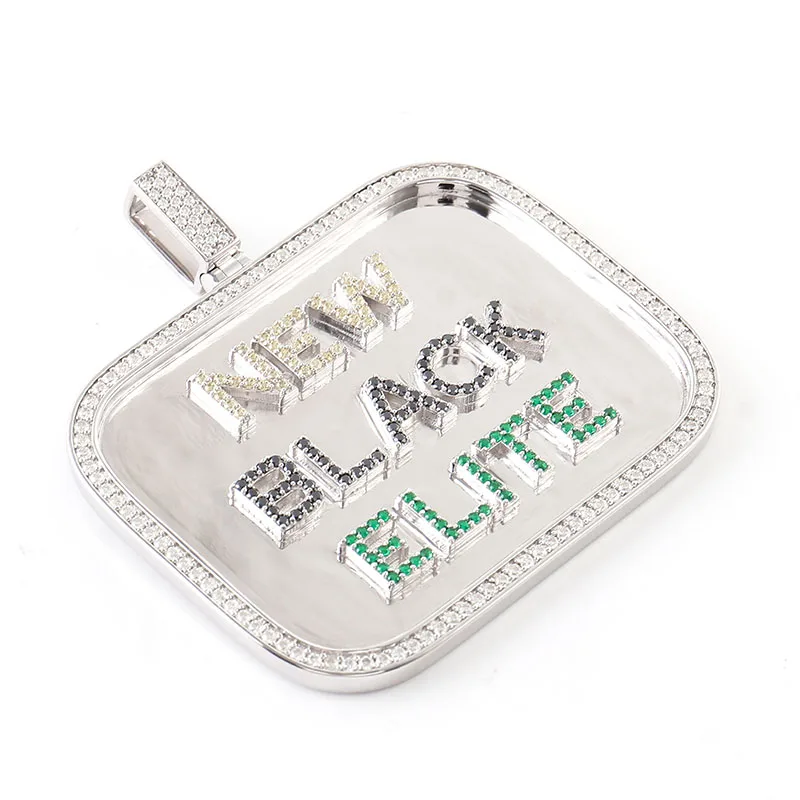 Provence  Pendant for Men Hip Hop Pendants for Women S925 Miami Rapper Charm Custom Jewelry