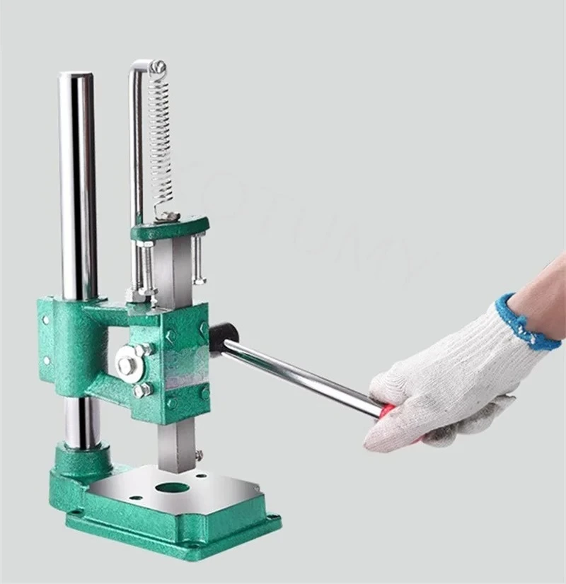 

Hand Press Machine Desktop Round /Square Head Punching Industrial Manual Press Stroke Cast Iron Punch Tools