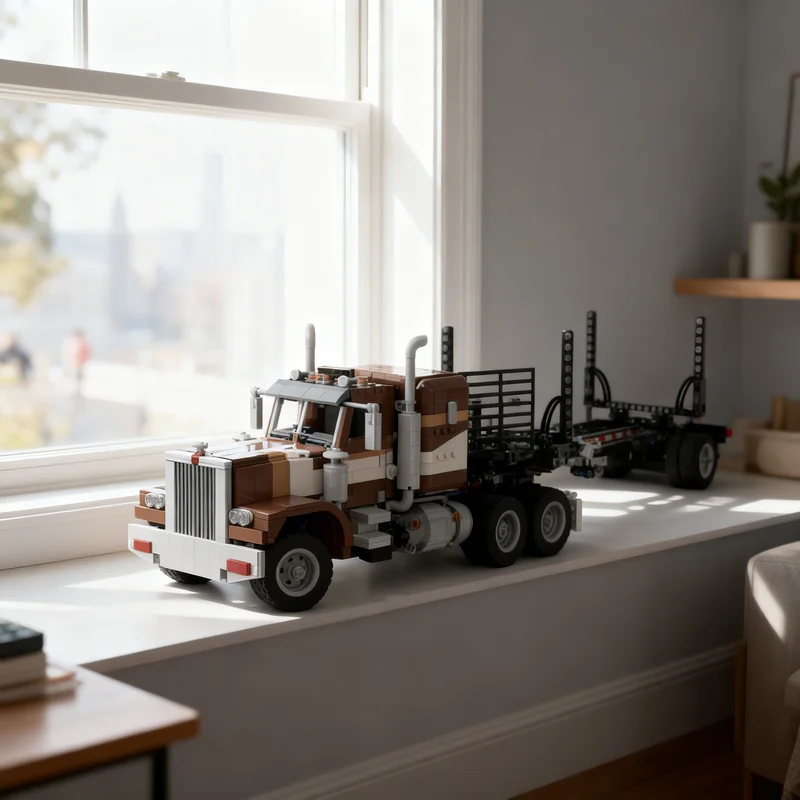 Kids Education Login - 2006pcs MOC Peterbilt 359 Logging Truck