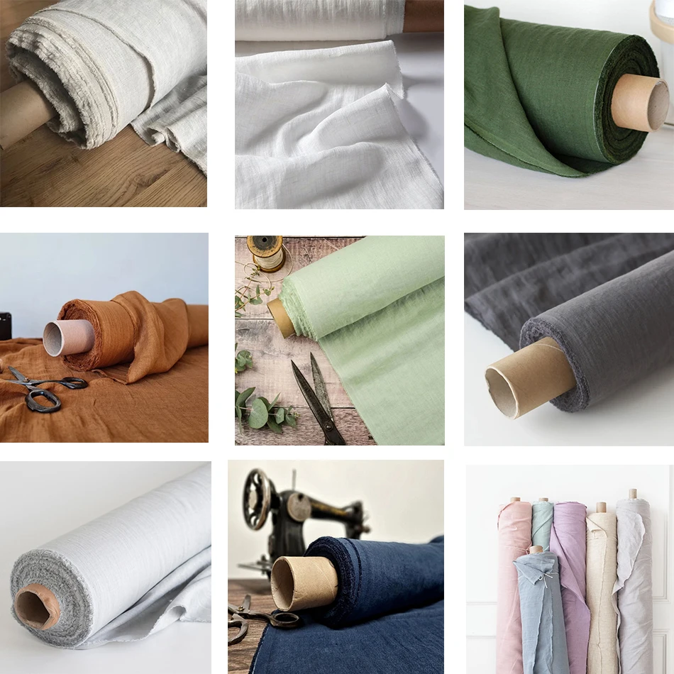 100% Linen Bed Duvet Cover Stone Washed France Linen Solid Color Breathable Sheets Pillowcase Home Textiles Bedding 6