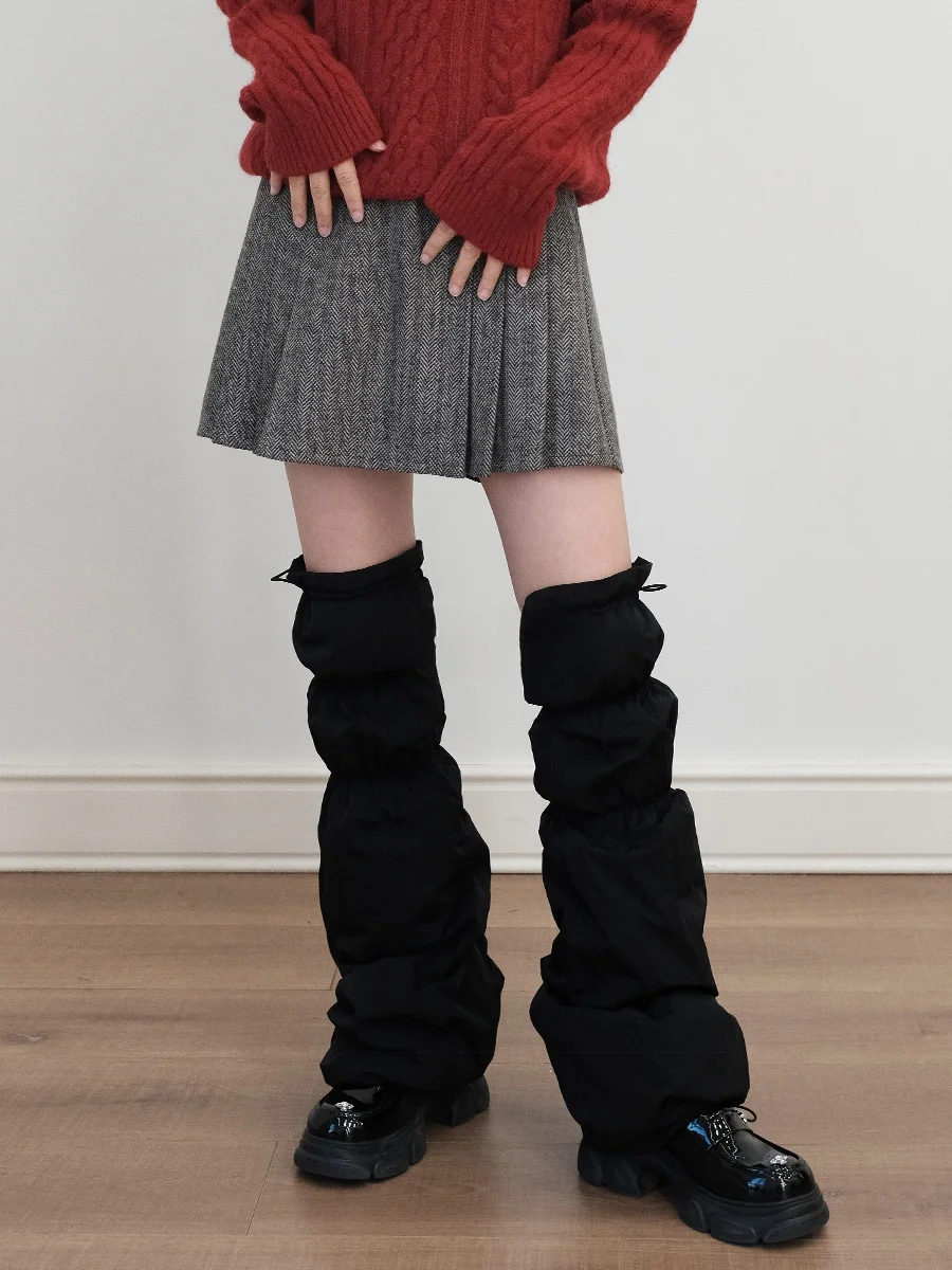 

Original Design Checkered Wool High Waist A-Line Skirt Pants Women's Suit Short Length Polyester Wool Blend Skirt Pants
