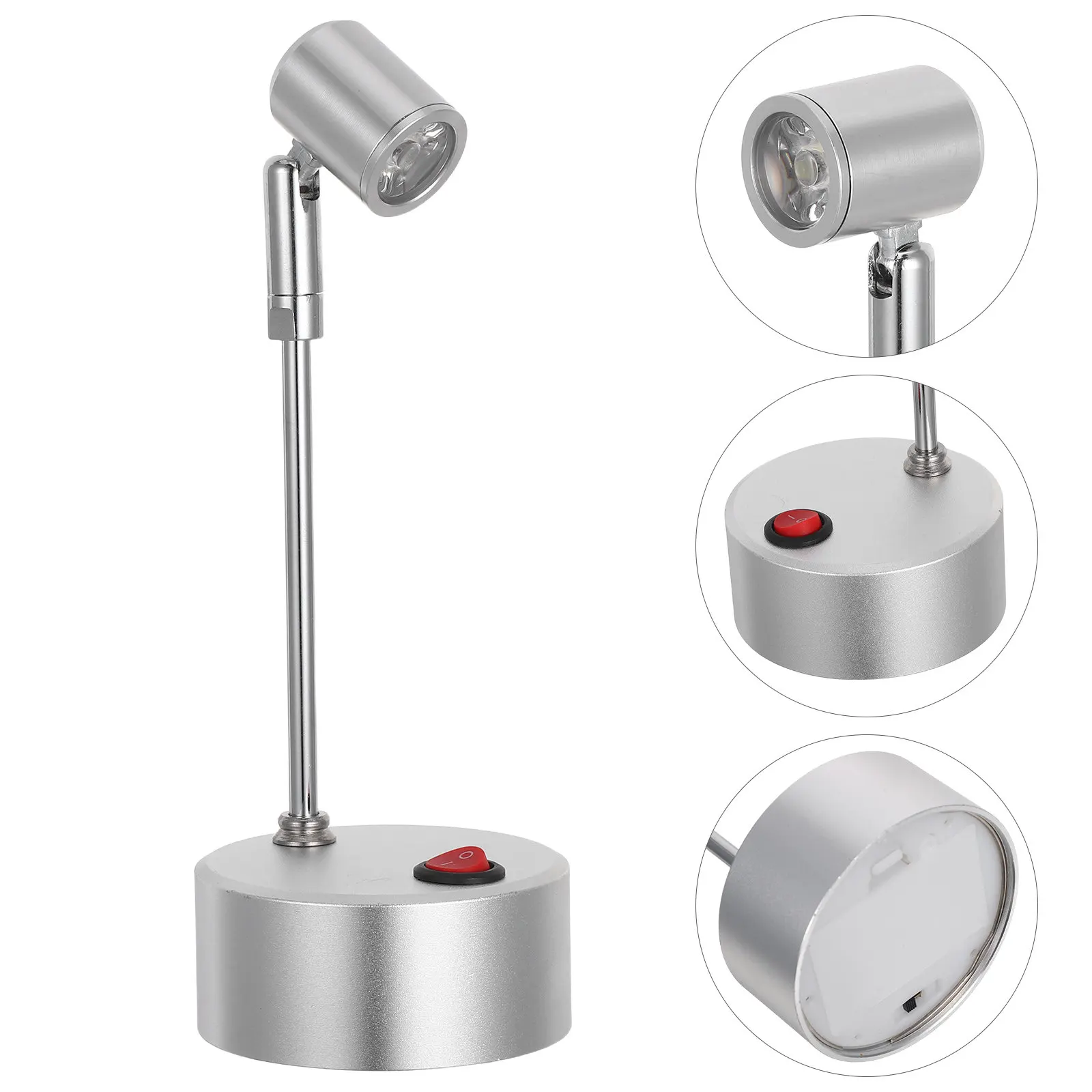 LED Spotlight 1W for Jewelry Counter Showcase Display Case Metal Ground Stake High Brightness Fashion LED Display Light