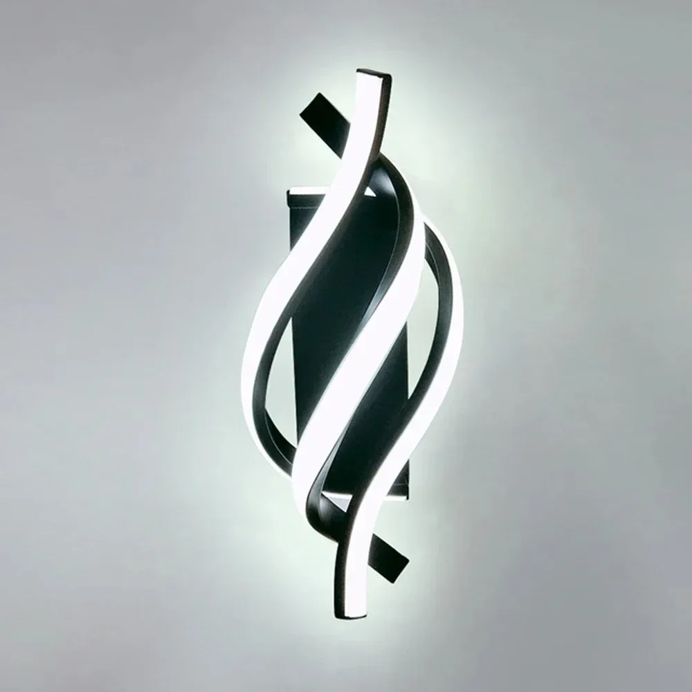 Wall Lamp Modern LED Wall Sconce Light Artistic Twist Design Dimmable Perfect for Home Decor Bedroom Living Room Lighting