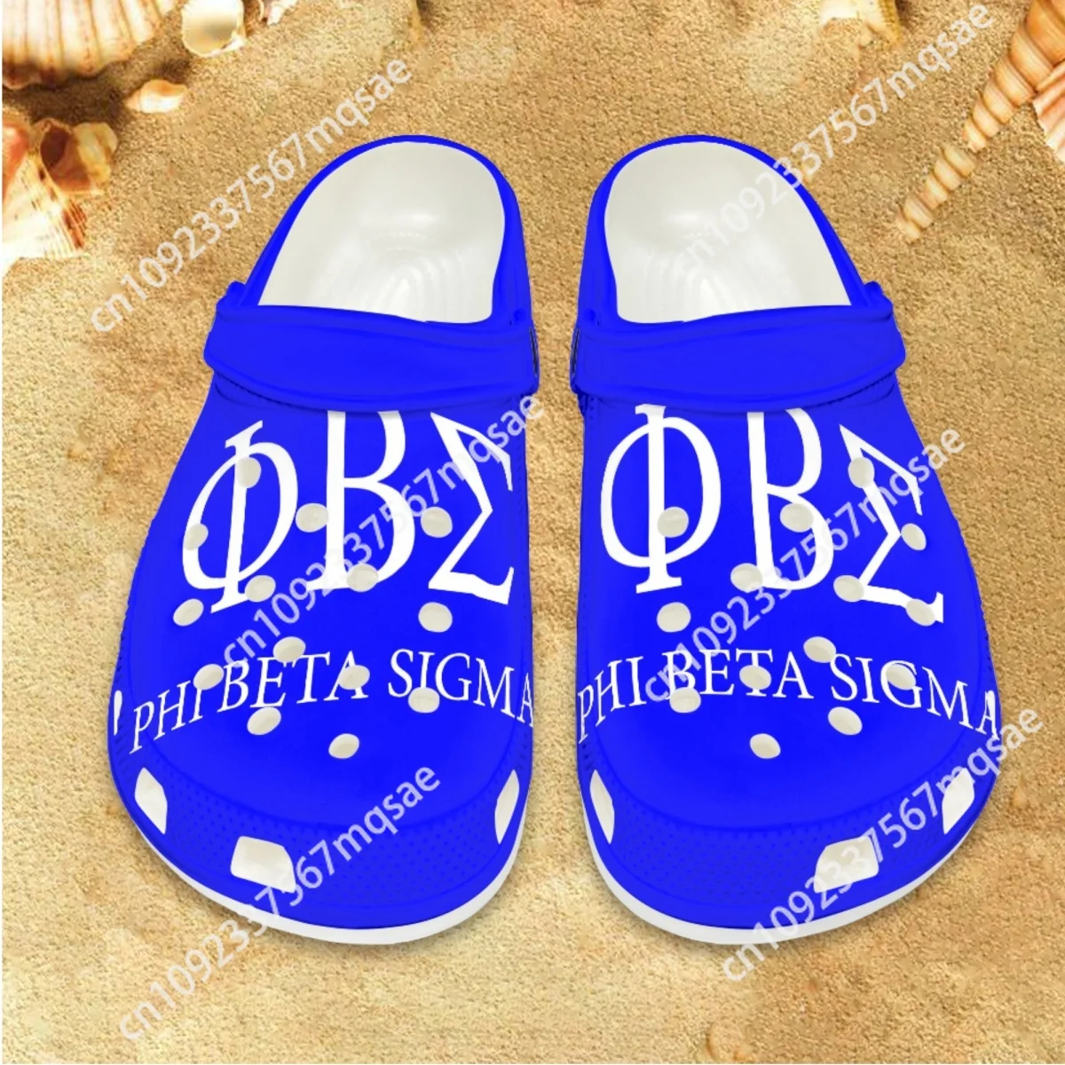 Sandals Women Phi Beta Sigma Creative Designer Casual Flat Shoes Indoor Bathroom Non-slip Slippers Slides For Travel Beach Hotel