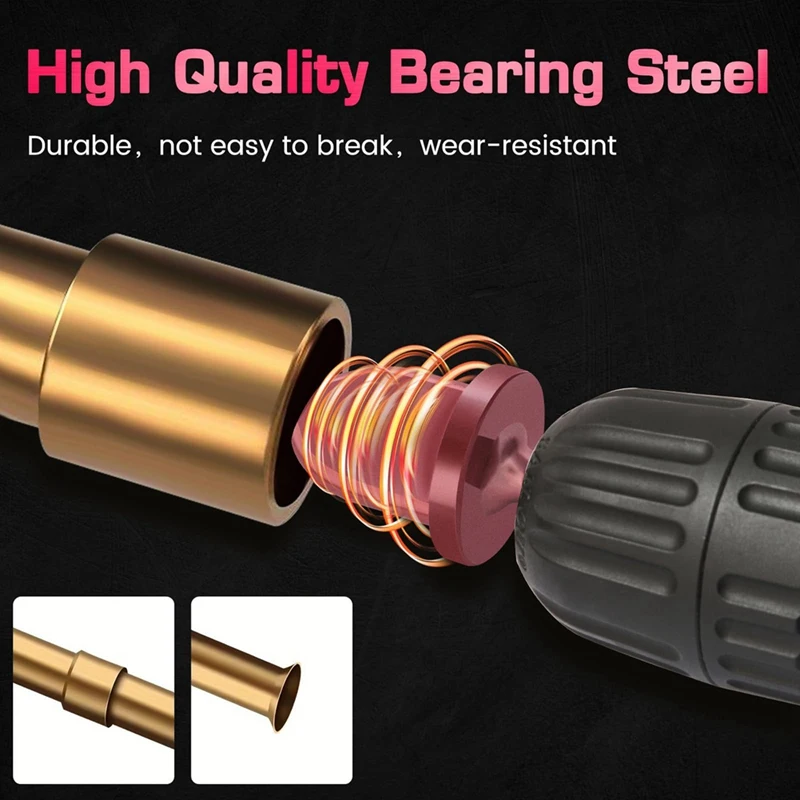 Набор сверл, комплект из 7 насадок для развертки труб, 1/4 дюйма, дюйма, 1/2 дюйма, дюйма, прочная Шестигранная медная трубка 7/8 дюймов