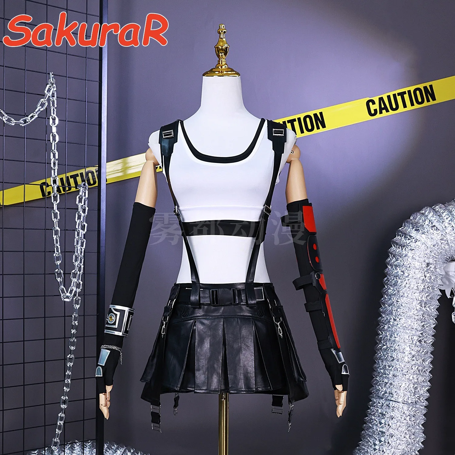 

FF VII Tifa Cosplay Costume Game Cosplay Costume Tifa Lockhart Anime Role Play Halloween Party Suits