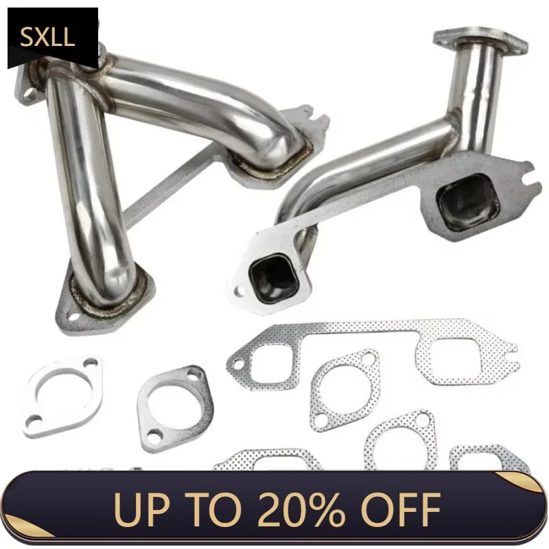 

SXLL1943-1962216 235 261 6-Cylinder Stainless Steel Short Exhaust Header T-304 Exhaust Manifold Header Washer Kit