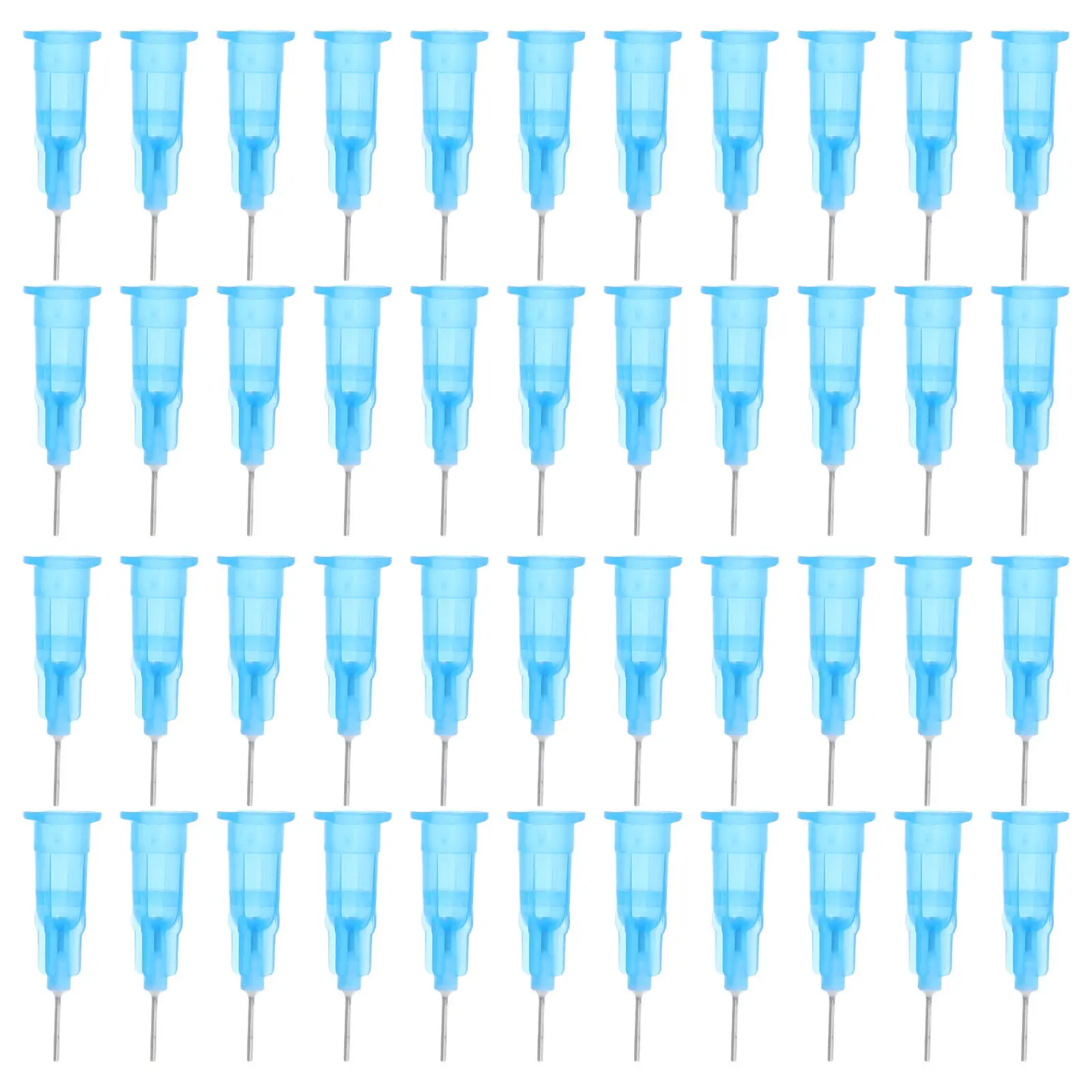 100Pcs Blunt Tip Dispensing Needles 23 Gauge 14 Luer Lock Stainless Steel Precision Glue Applicator Needle Set for Industrial