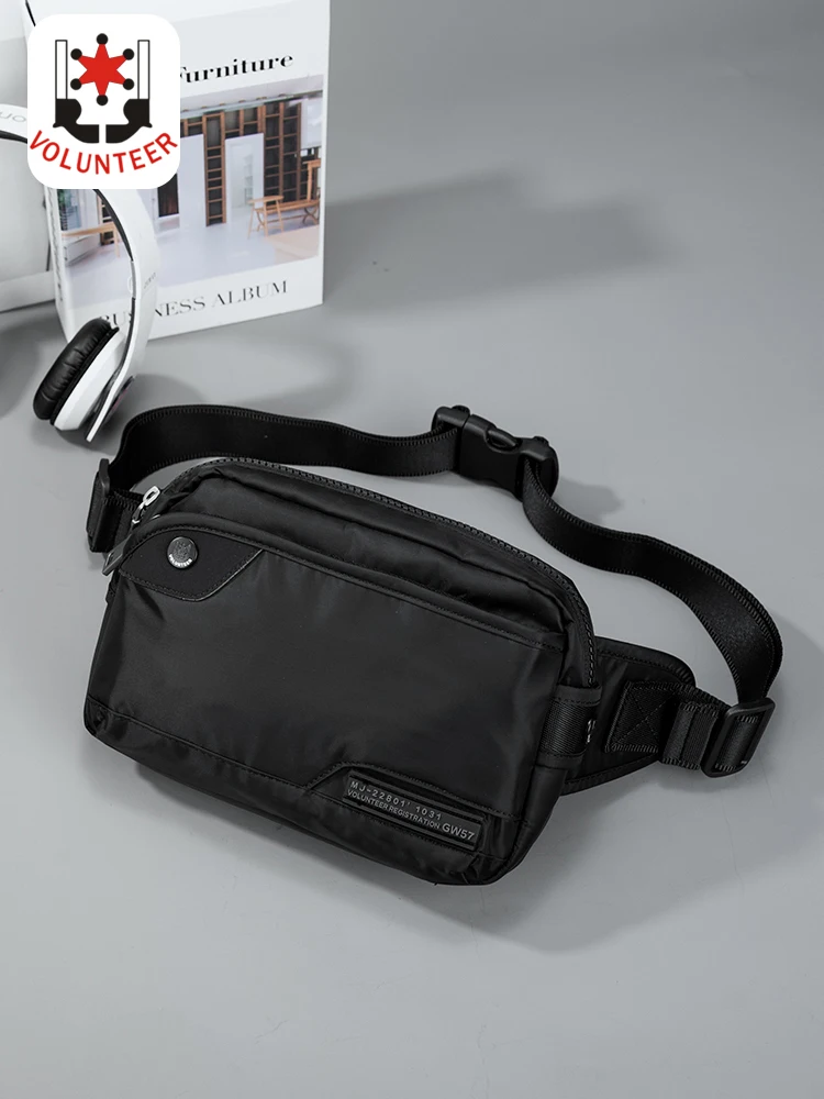 

Volunteer Waist Bags for Men 2023 New Stylish Waterproof Versatile Vintage Phone High Quality Commuter Crossbody Bags 1762-06