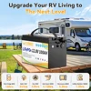 LiFePO4 배터리 12V 100Ah BMS100A 인버터 태양광 오프로드 오프 그리드 태양 에너지 딥 사이클용 충전식 리튬 배터리 팩 5