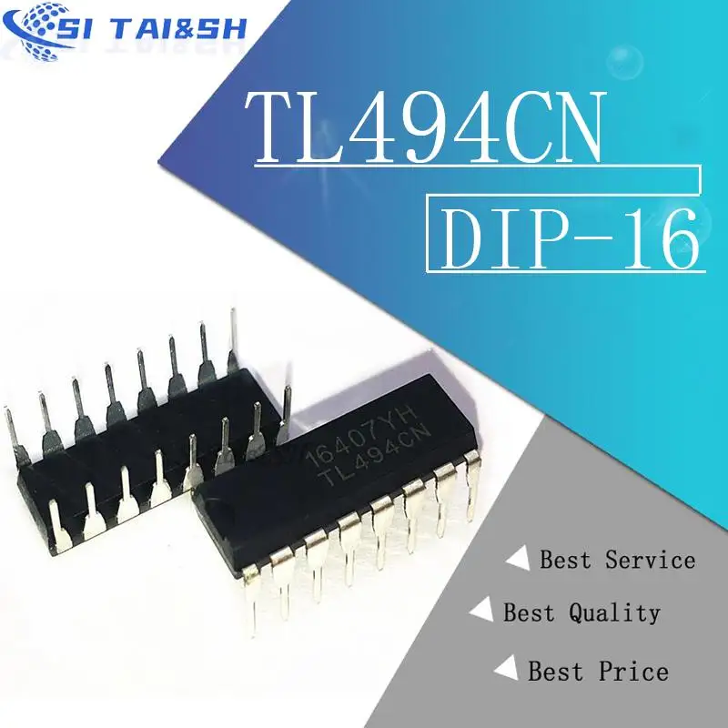 

10PCS TL494CN TL494C TL494 494CN Black plastic protective case For DIP-16 new and original