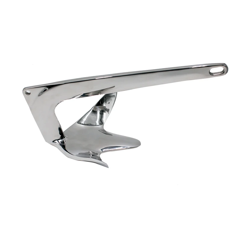 

316 HDG 7.5kg 20kg Polished Stainless Steel/Carbon Steel Bruce Anchors Precision Cast Marine Hardware for Boat Sailboats