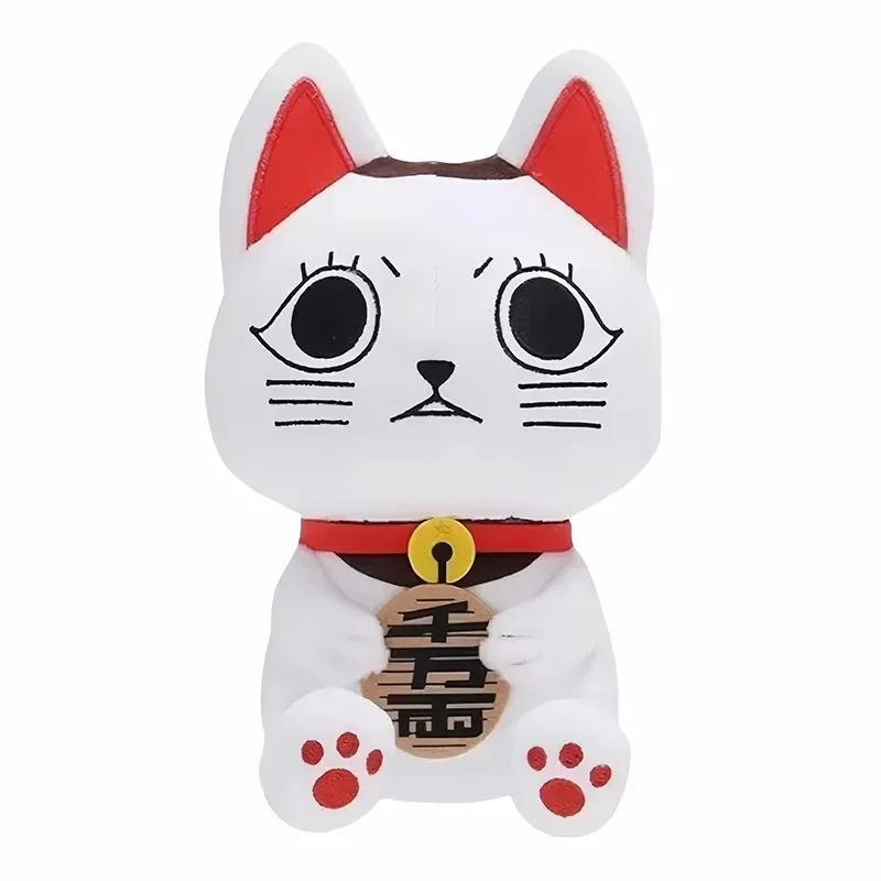 25cm/9.84in Lucky Cat Doll Dandadan pluszowe zabawki Anime urządzenia peryferyjne Kawaii urodziny kolekcjonerska urocza zabawka prezent dekoracja wnętrz