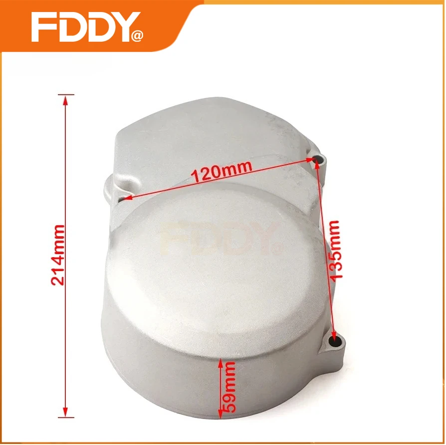 FDDY Engine Left Magnetic Side Cover Engine Block and Head Parts for 50CC 100CC 125CC 140CC 150CC 160CC Dirt Bike