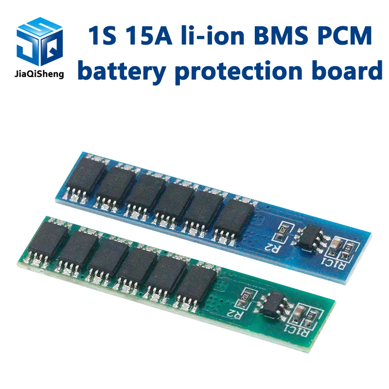 1S 15A li-ion BMS PCM battery protection board pcm for 18650 lithium ion li battery