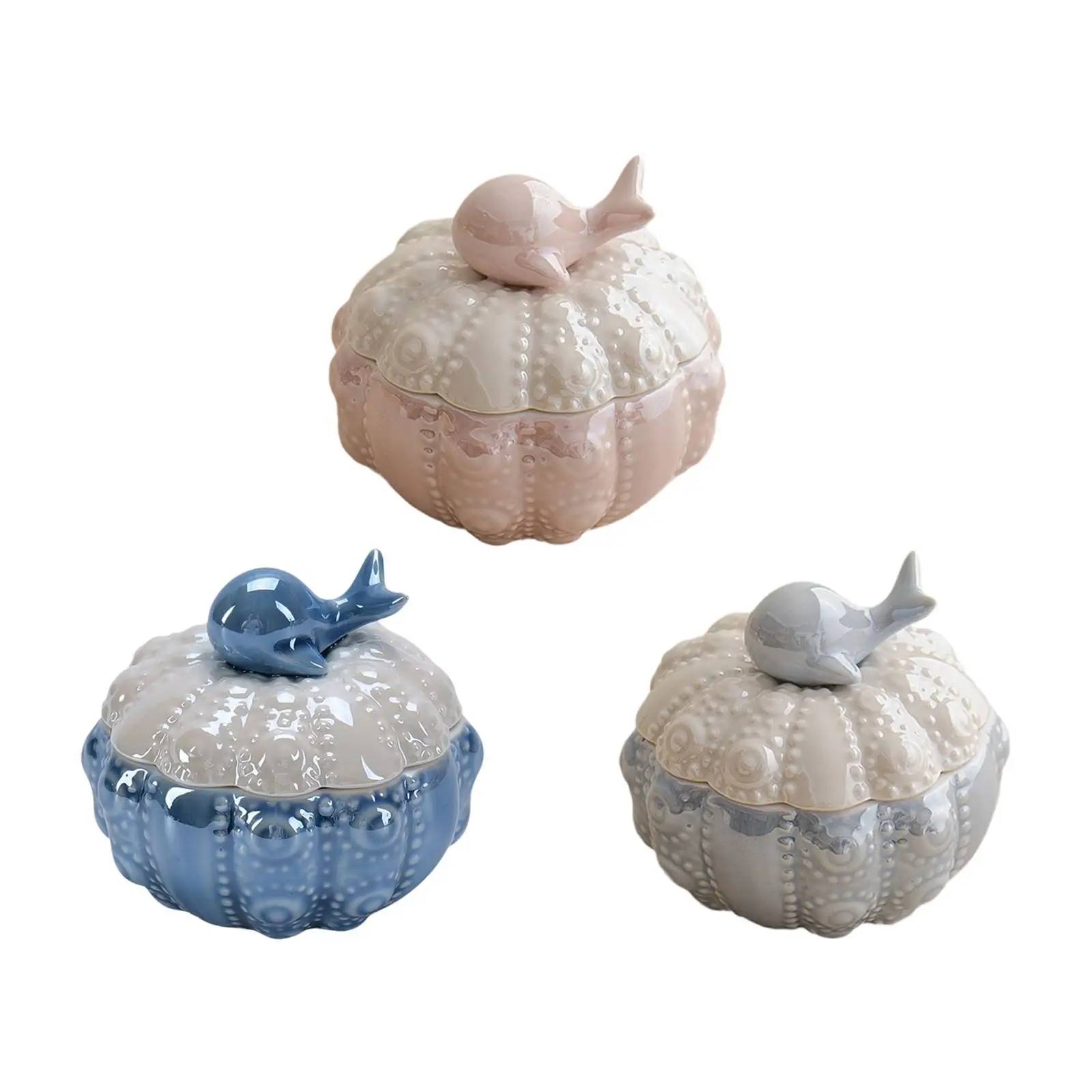 Jewelry Storage Case, Small Trinket Box Trinket Holder Box, Modern Ring Case Ceramic Storage Container for Desktop Dorm,