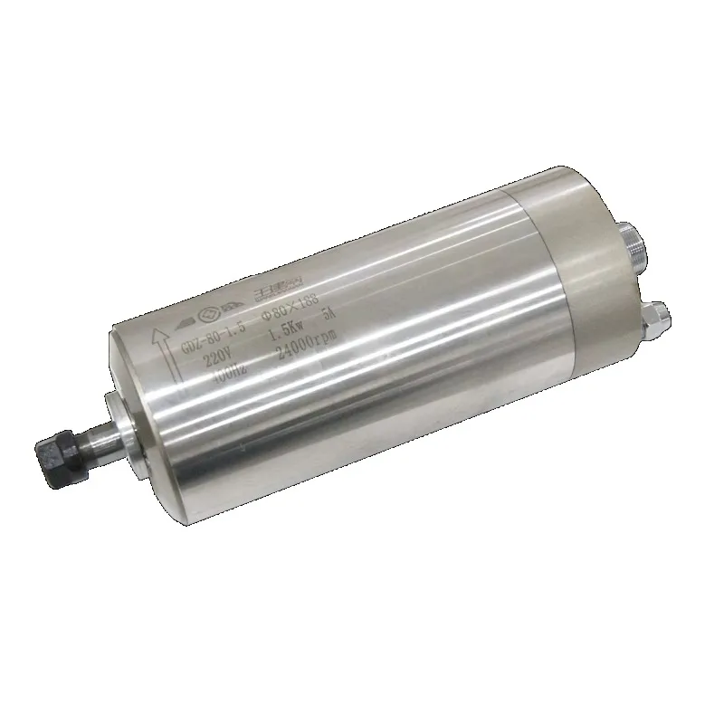 GDZ80-1.5 1500W Water-Cooled CNC Router Spindle ER11 Good Price Machine Tool Spindle for Woodworking