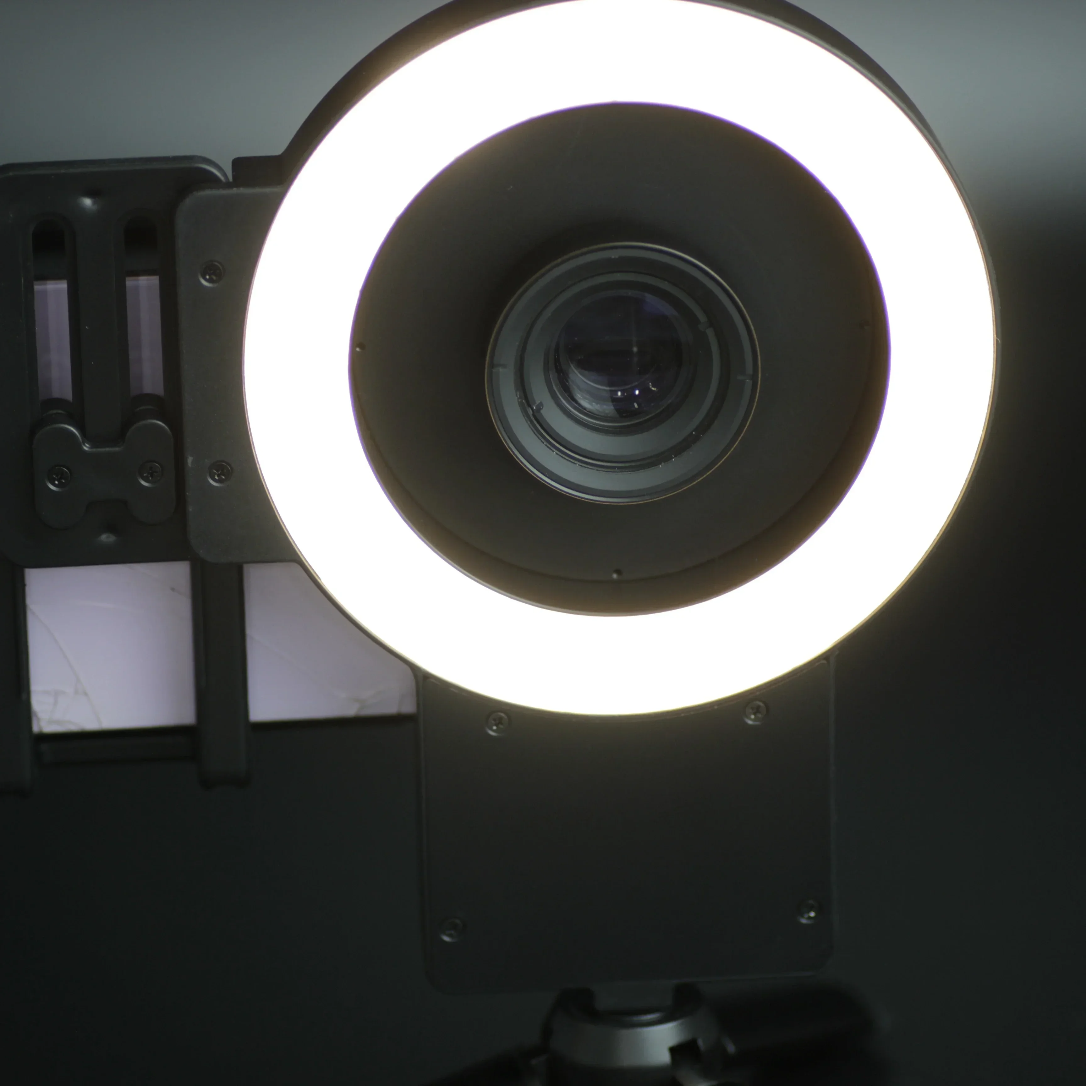 2026/Full Medical MK023 Mobile phone Photography Ring Fill Light With 49mm CPL & 100mm Macro Lens