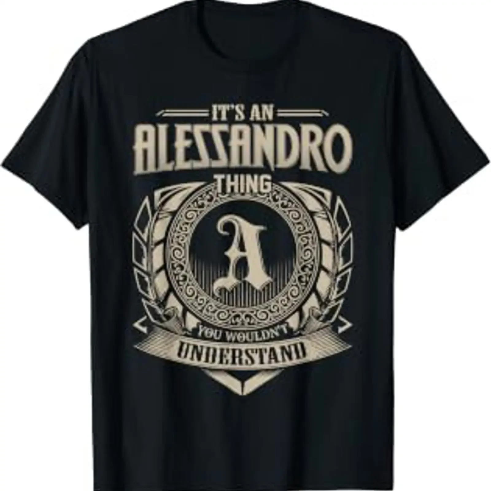 T-shirt « It's an Alessandro Thing You Wouldn't Understand » avec nom amusant, style vintage délavé, haut polyvalent extensible pour le quotidien