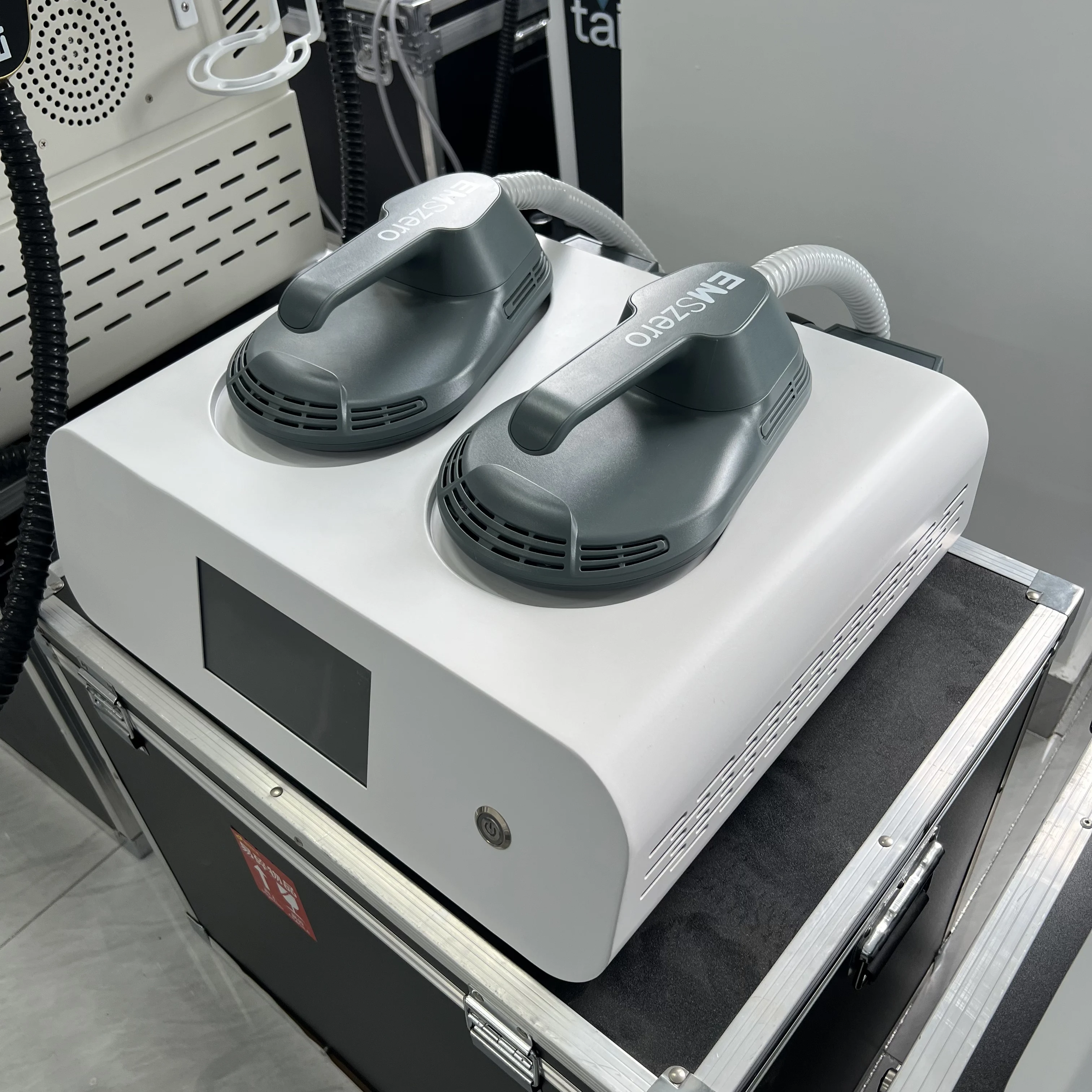 RF EMS Body Sculpt Muscle Stimulate Fat Machine 6500W Hi-emt Weight Lose Portable Removel Electromagnetic MYOslim 2 Handle RF