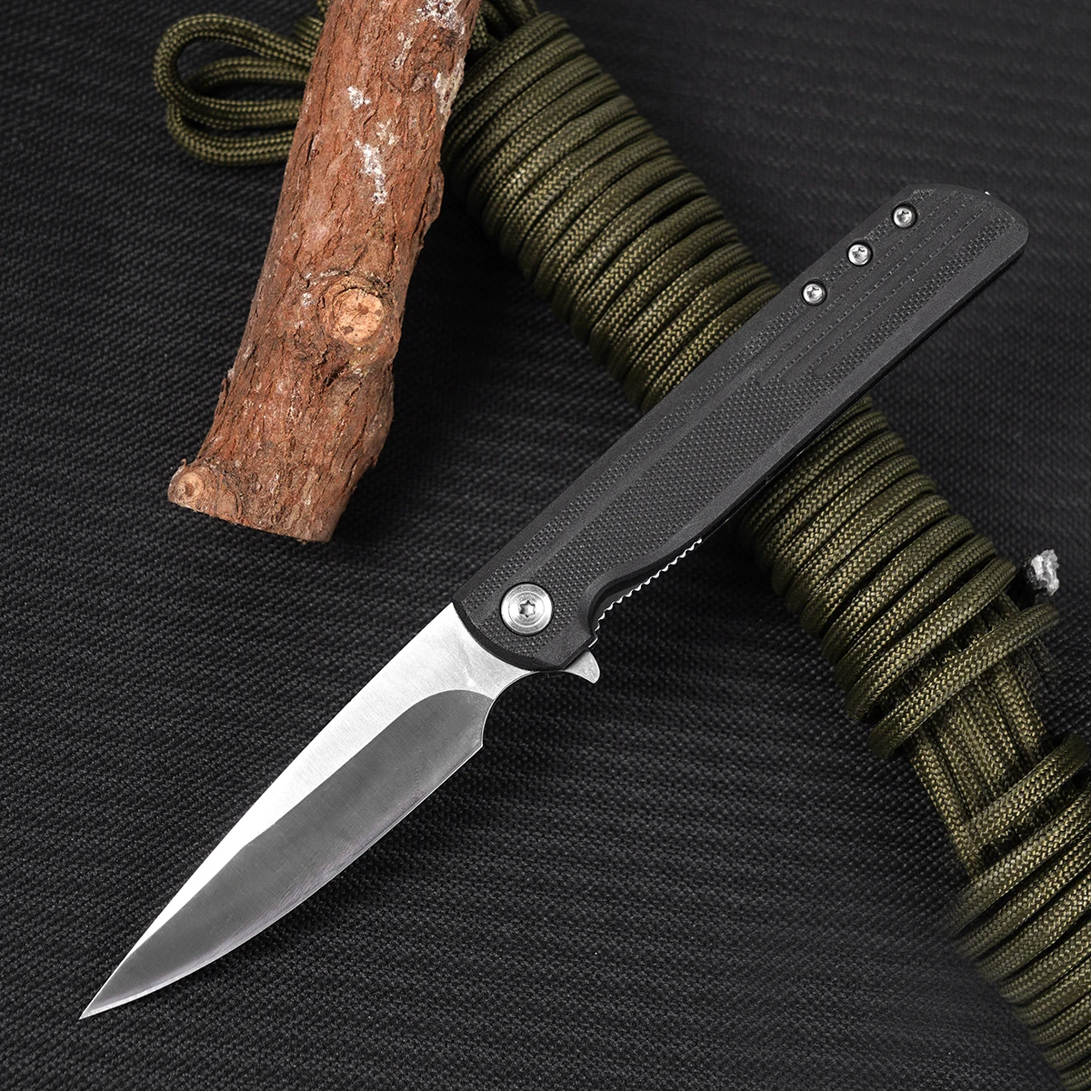 

Складной нож Wilderness Camping EDC, изготовлен из стали 8CR, ручка G10, тонкая форма лезвия. Необходимый инструмент для выживания для походов, приключений, спасения, кемпинга, подходит для дня отца, дня рождения, рождественского подарка.