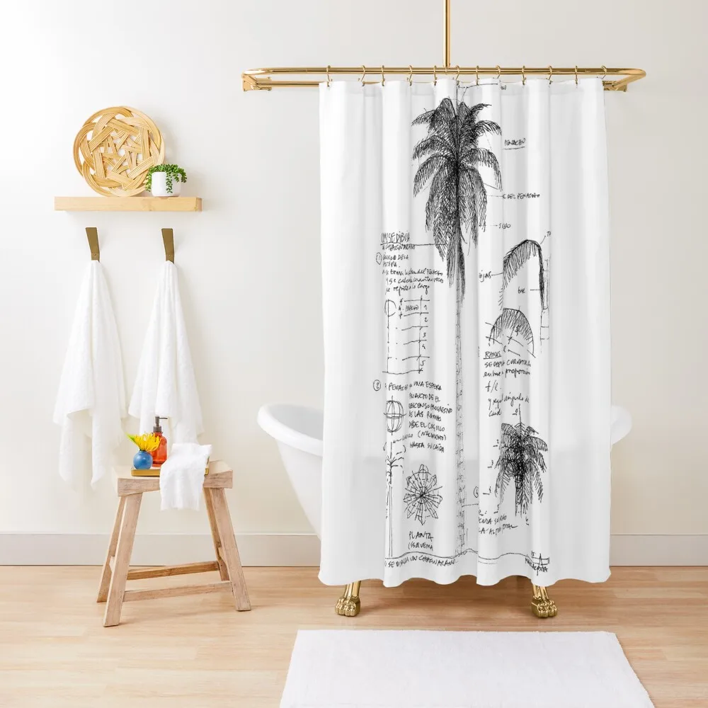 

How to draw a Palm Tree Shower Curtain For Bathroom Shower Waterproof Fabric Shower Anime Bathroom Curtain