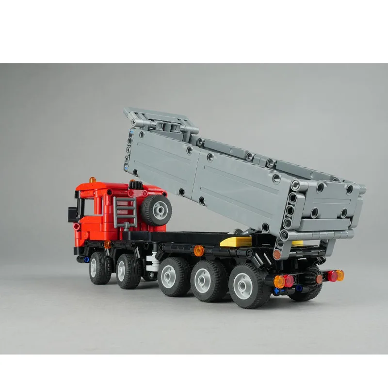 

MOC-197789 Classic Container Semi-Trailer Building Block Model, 689 Parts, Boys' and Children's Birthday and Christmas Toy Gift