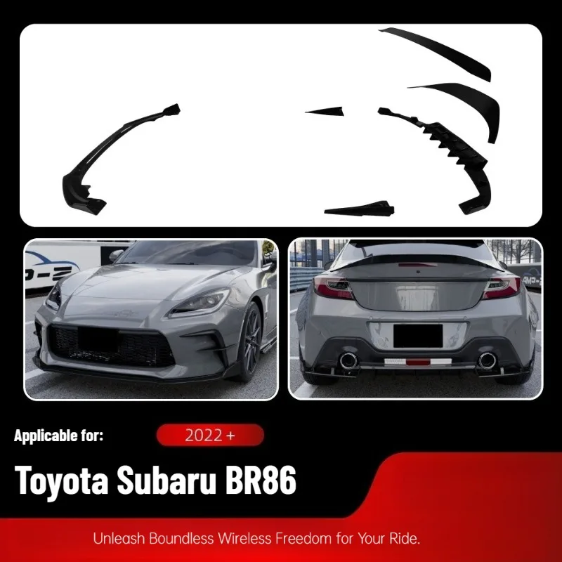 

For 2022+ Subaru BRZ GR86 Front Lip Side Skirts Rear Diffuser Spoiler Roof Wing Body Kit Styling Upgrade Auto Exterior Parts