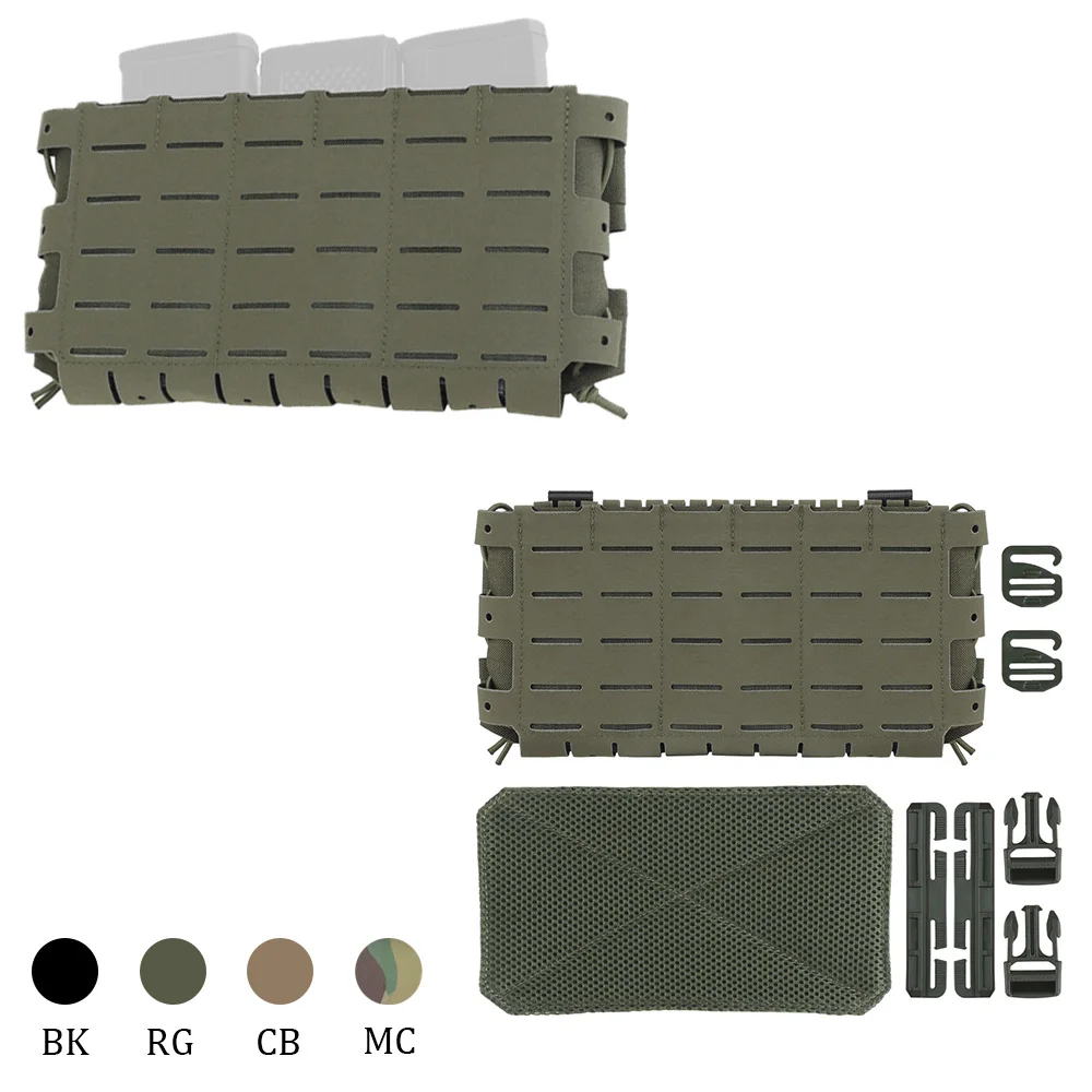 

OPHIDIAN Тройная сумка для журналов 5.56 оснащен молевыми расширительными крючками спереди, боковыми и нижними.